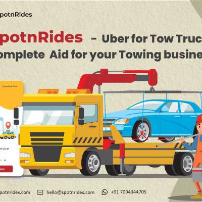Tow Truck Booking App Like Uber by SpotnRides Profile Picture